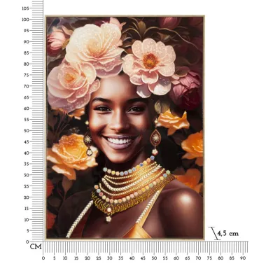 OBRAZ NA PŁÓTNIE Z RAMĄ ZENA -B- 72 4,5 102 cm